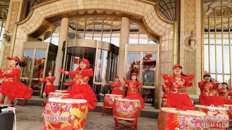 爱心鼓舞团婚庆打鼓表演